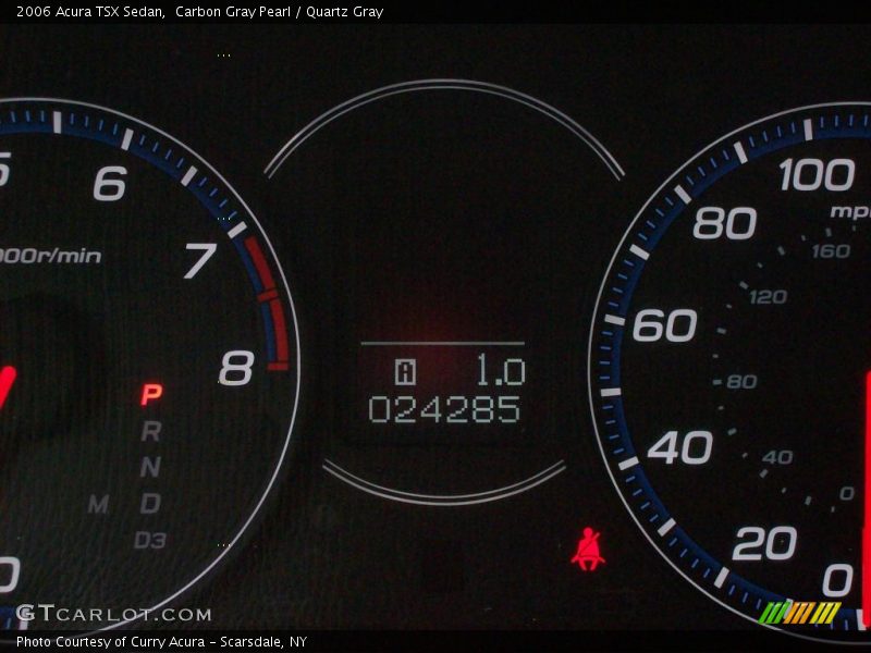 Carbon Gray Pearl / Quartz Gray 2006 Acura TSX Sedan