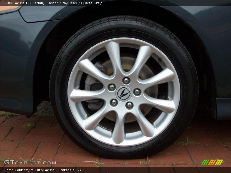 Carbon Gray Pearl / Quartz Gray 2006 Acura TSX Sedan