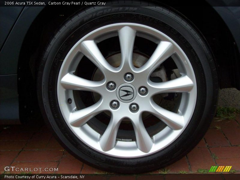 Carbon Gray Pearl / Quartz Gray 2006 Acura TSX Sedan