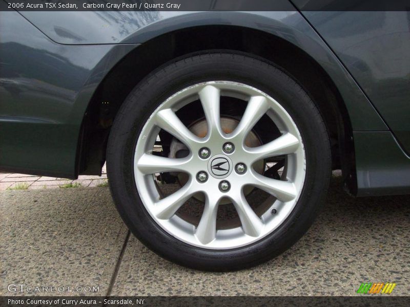 Carbon Gray Pearl / Quartz Gray 2006 Acura TSX Sedan