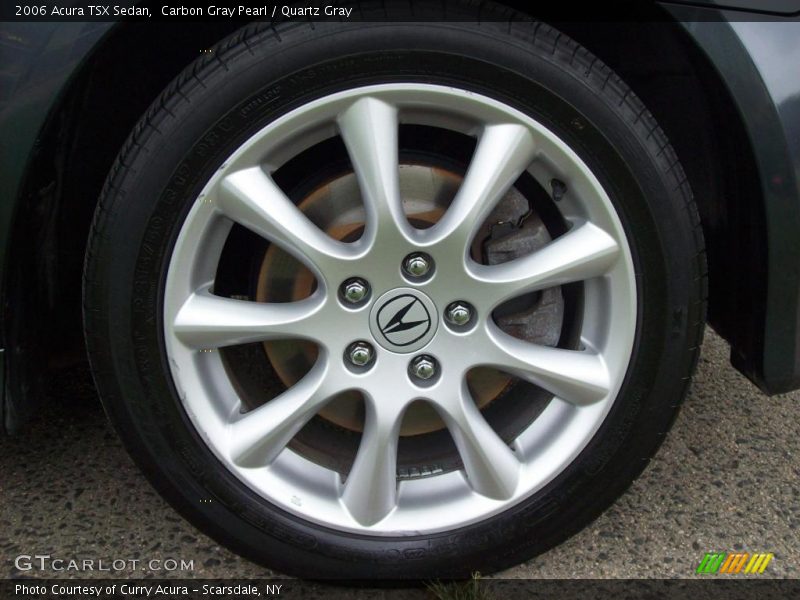 Carbon Gray Pearl / Quartz Gray 2006 Acura TSX Sedan
