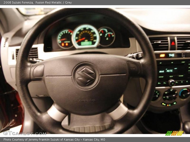 Fusion Red Metallic / Grey 2008 Suzuki Forenza