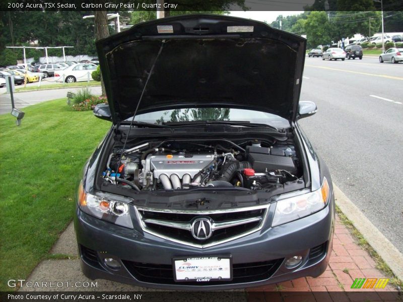 Carbon Gray Pearl / Quartz Gray 2006 Acura TSX Sedan