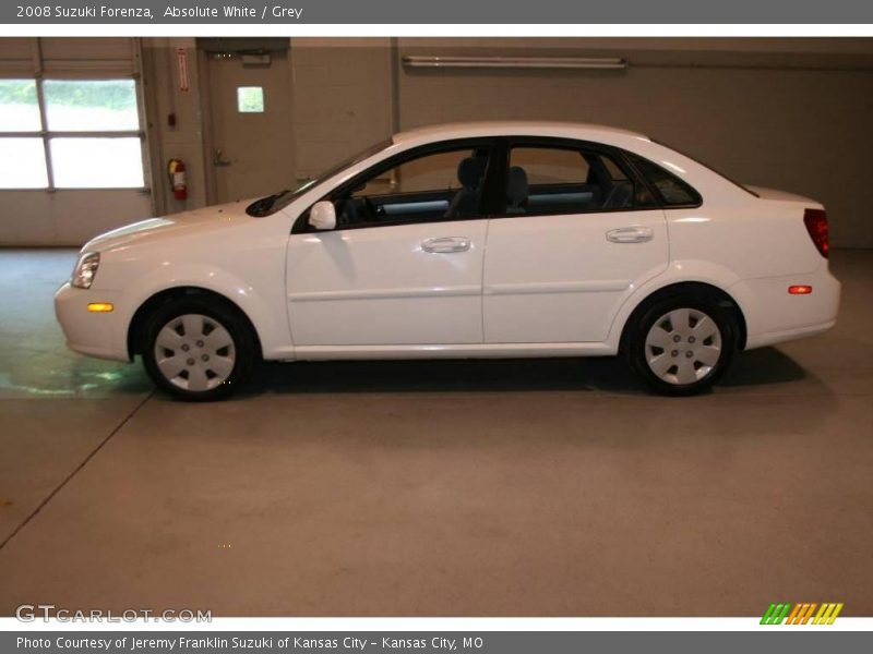 Absolute White / Grey 2008 Suzuki Forenza