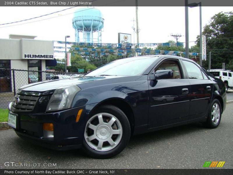 Blue Chip / Light Neutral 2004 Cadillac CTS Sedan