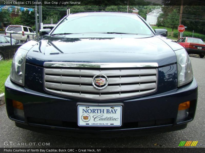 Blue Chip / Light Neutral 2004 Cadillac CTS Sedan