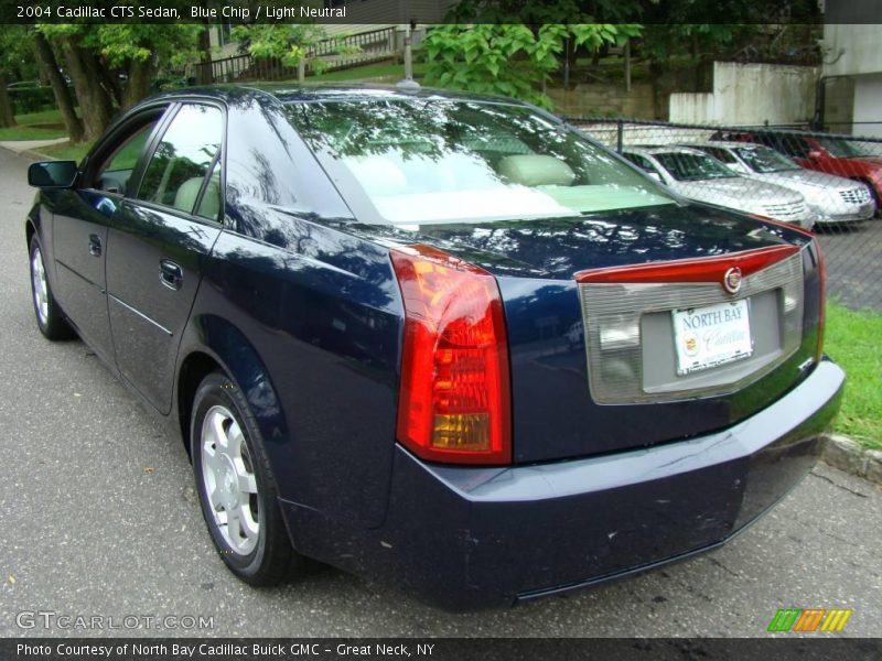 Blue Chip / Light Neutral 2004 Cadillac CTS Sedan