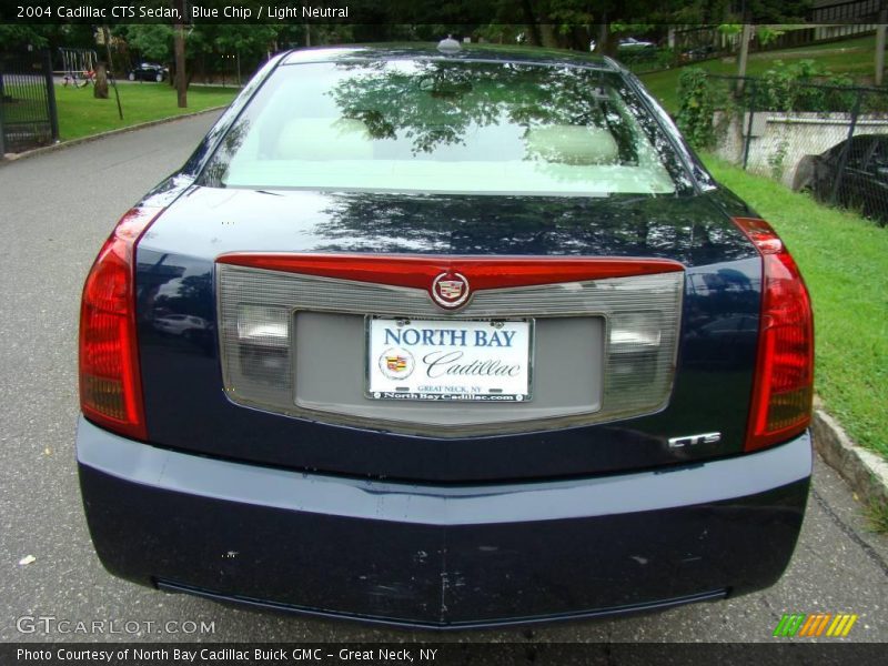 Blue Chip / Light Neutral 2004 Cadillac CTS Sedan