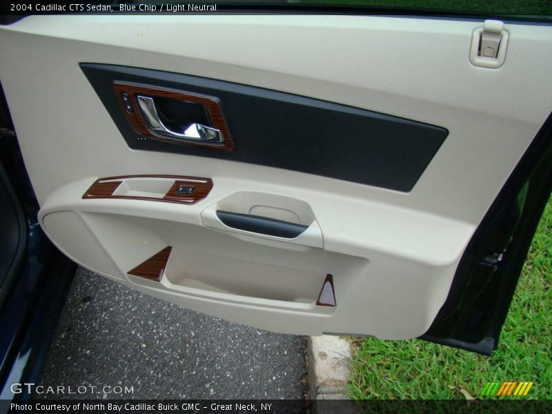 Blue Chip / Light Neutral 2004 Cadillac CTS Sedan