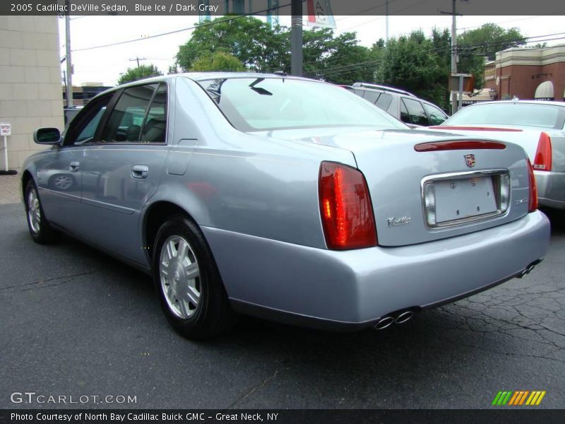 Blue Ice / Dark Gray 2005 Cadillac DeVille Sedan