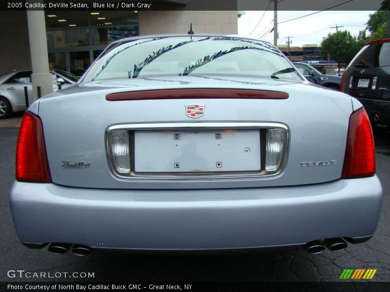 Blue Ice / Dark Gray 2005 Cadillac DeVille Sedan