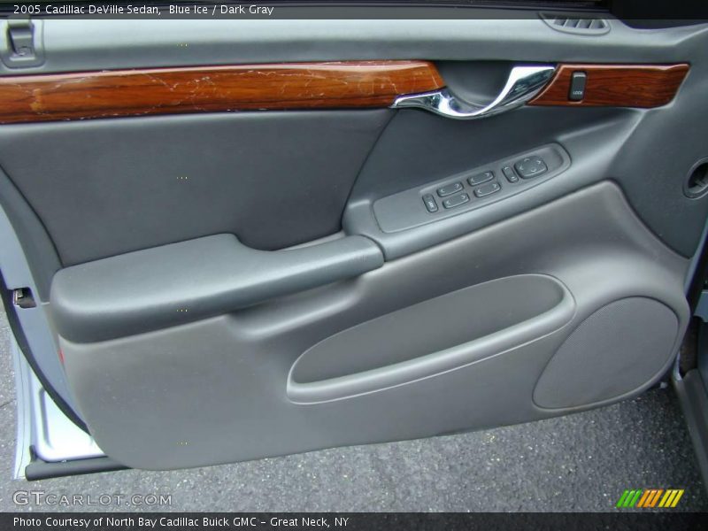 Blue Ice / Dark Gray 2005 Cadillac DeVille Sedan