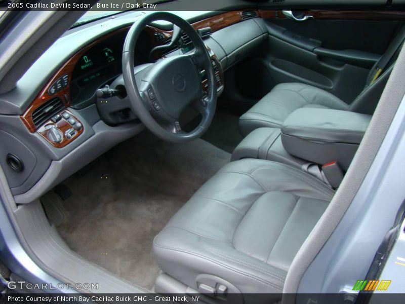 Blue Ice / Dark Gray 2005 Cadillac DeVille Sedan