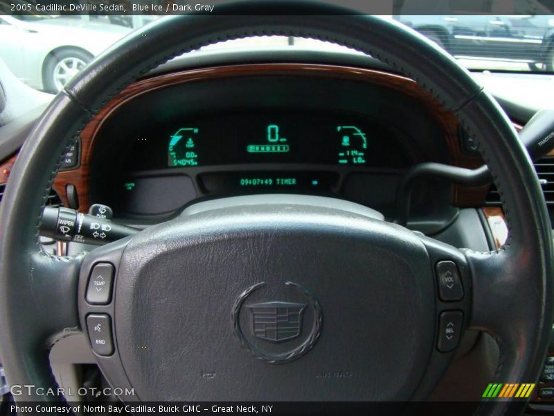 Blue Ice / Dark Gray 2005 Cadillac DeVille Sedan