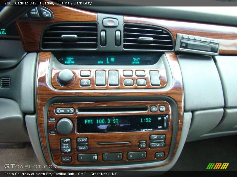 Blue Ice / Dark Gray 2005 Cadillac DeVille Sedan