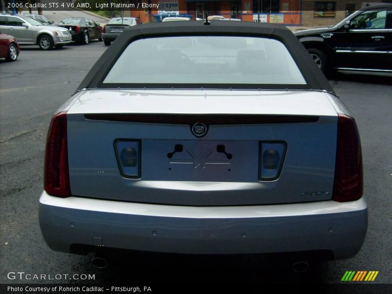 Light Platinum / Ebony 2006 Cadillac STS 4 V6 AWD