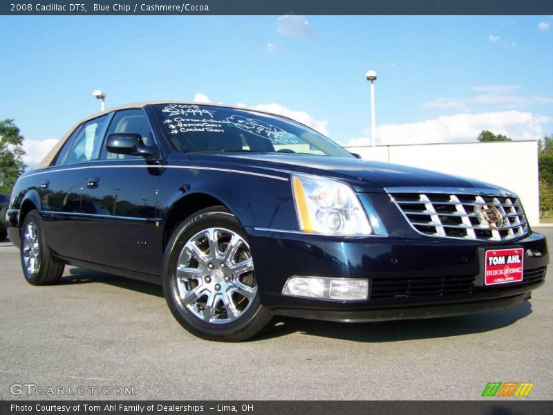 Blue Chip / Cashmere/Cocoa 2008 Cadillac DTS