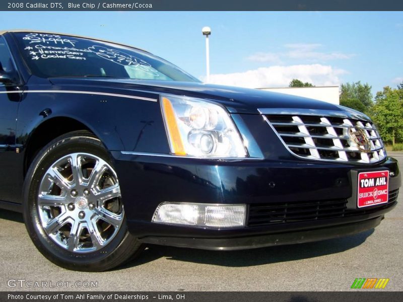 Blue Chip / Cashmere/Cocoa 2008 Cadillac DTS