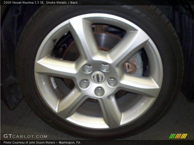 Smoke Metallic / Black 2006 Nissan Maxima 3.5 SE