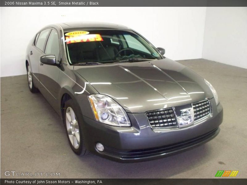 Smoke Metallic / Black 2006 Nissan Maxima 3.5 SE