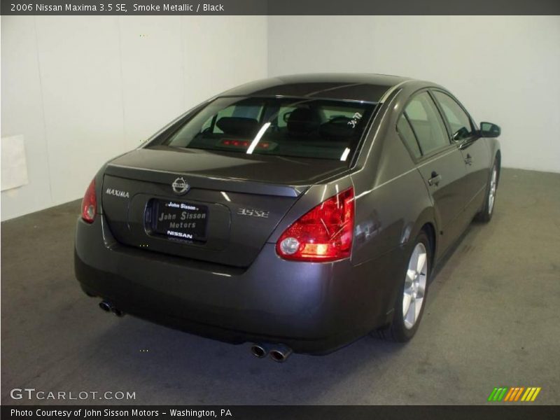 Smoke Metallic / Black 2006 Nissan Maxima 3.5 SE