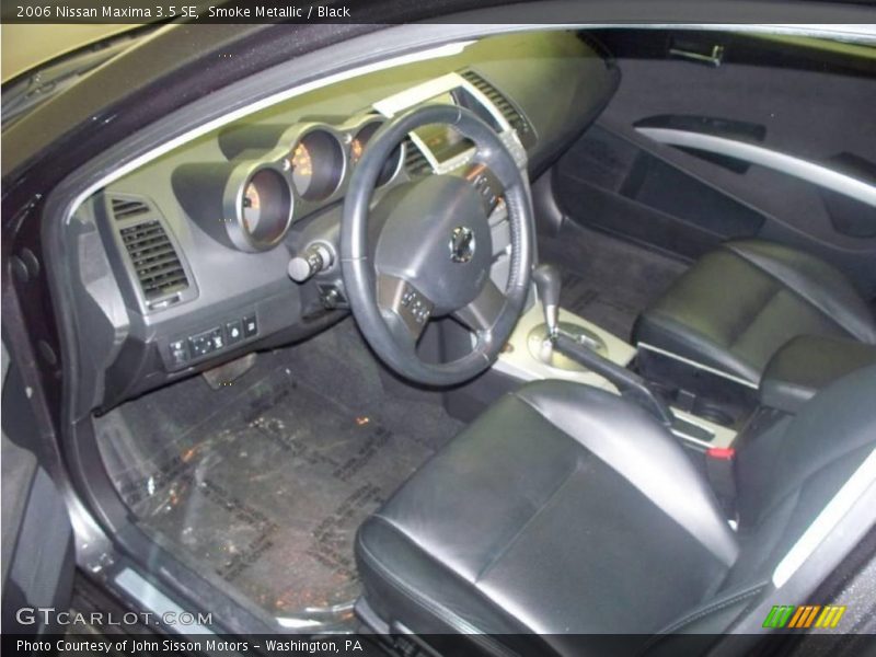 Smoke Metallic / Black 2006 Nissan Maxima 3.5 SE