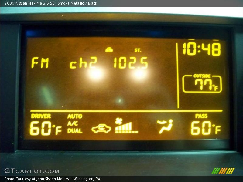 Smoke Metallic / Black 2006 Nissan Maxima 3.5 SE