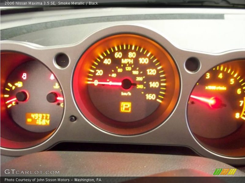 Smoke Metallic / Black 2006 Nissan Maxima 3.5 SE