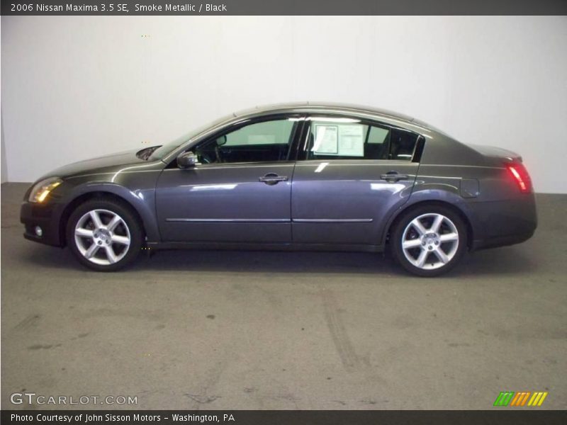 Smoke Metallic / Black 2006 Nissan Maxima 3.5 SE