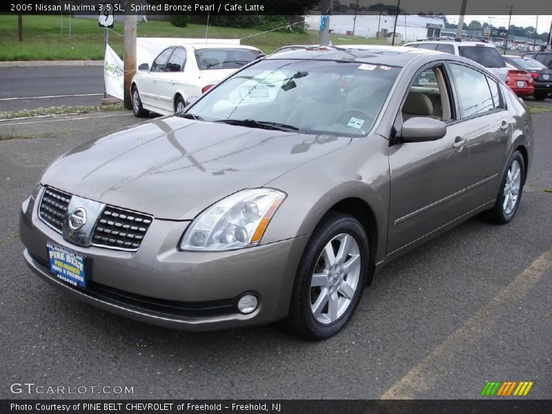 Spirited Bronze Pearl / Cafe Latte 2006 Nissan Maxima 3.5 SL