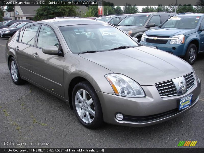 Spirited Bronze Pearl / Cafe Latte 2006 Nissan Maxima 3.5 SL