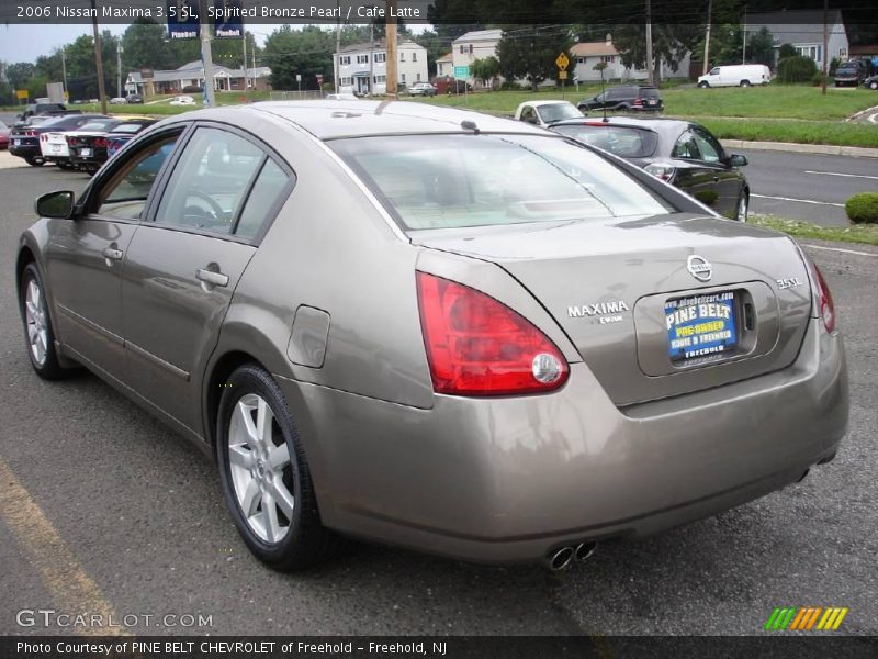 Spirited Bronze Pearl / Cafe Latte 2006 Nissan Maxima 3.5 SL