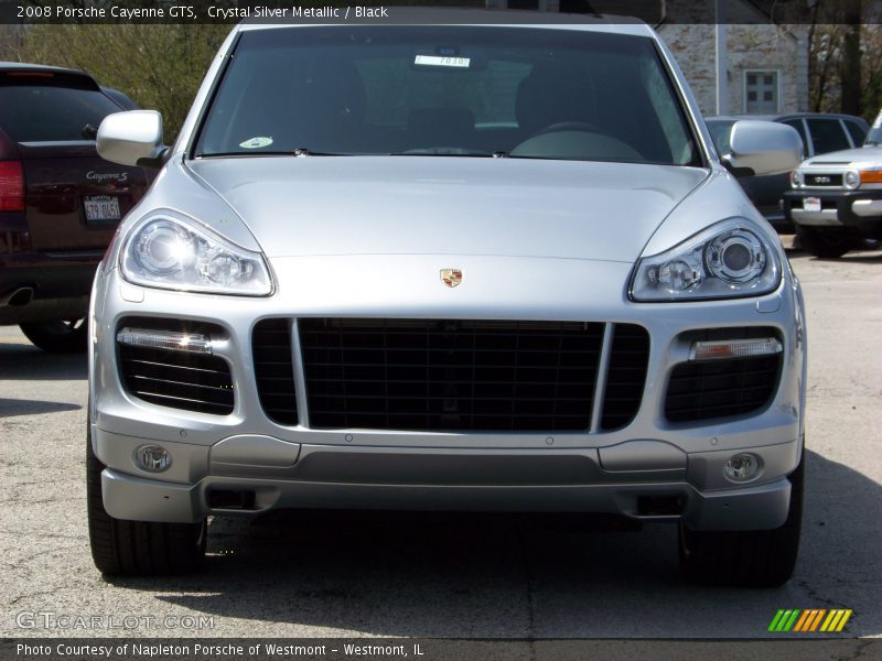 Crystal Silver Metallic / Black 2008 Porsche Cayenne GTS