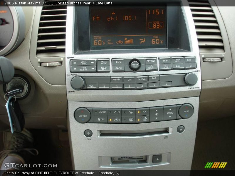 Spirited Bronze Pearl / Cafe Latte 2006 Nissan Maxima 3.5 SL