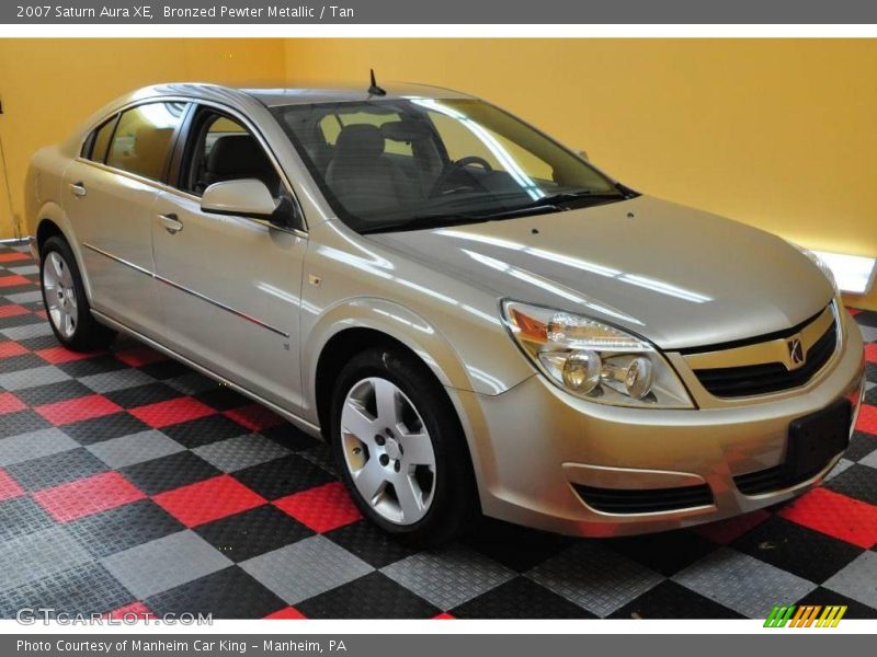 Bronzed Pewter Metallic / Tan 2007 Saturn Aura XE