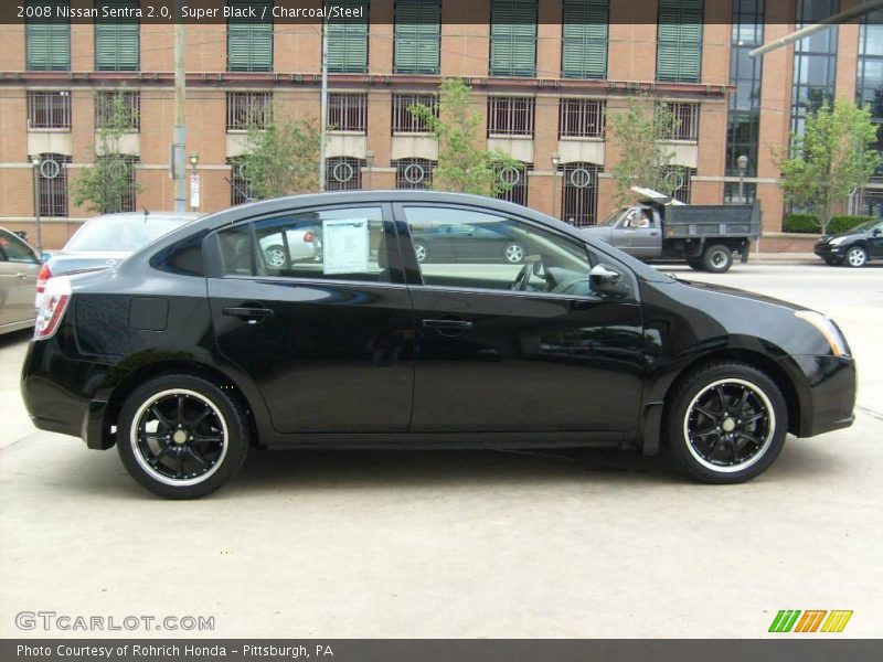 Super Black / Charcoal/Steel 2008 Nissan Sentra 2.0