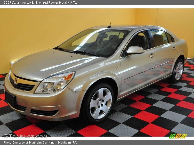 Bronzed Pewter Metallic / Tan 2007 Saturn Aura XE