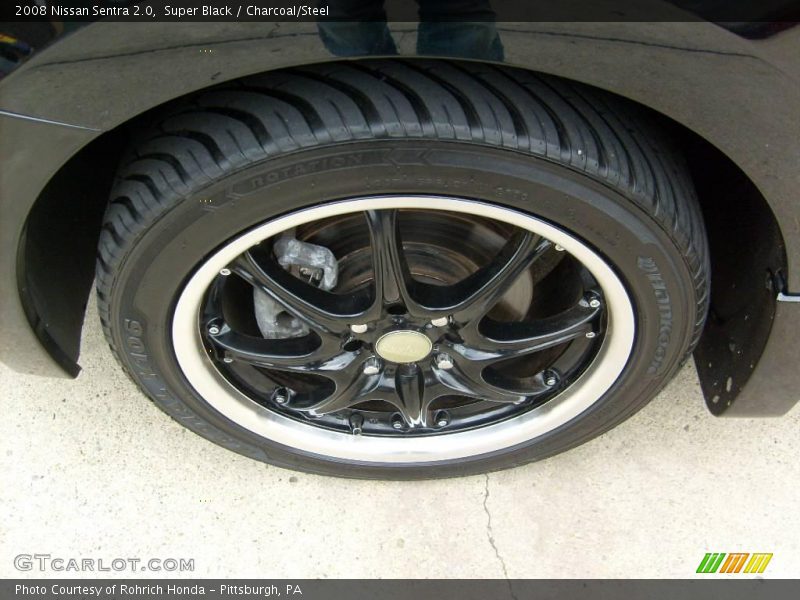 Super Black / Charcoal/Steel 2008 Nissan Sentra 2.0