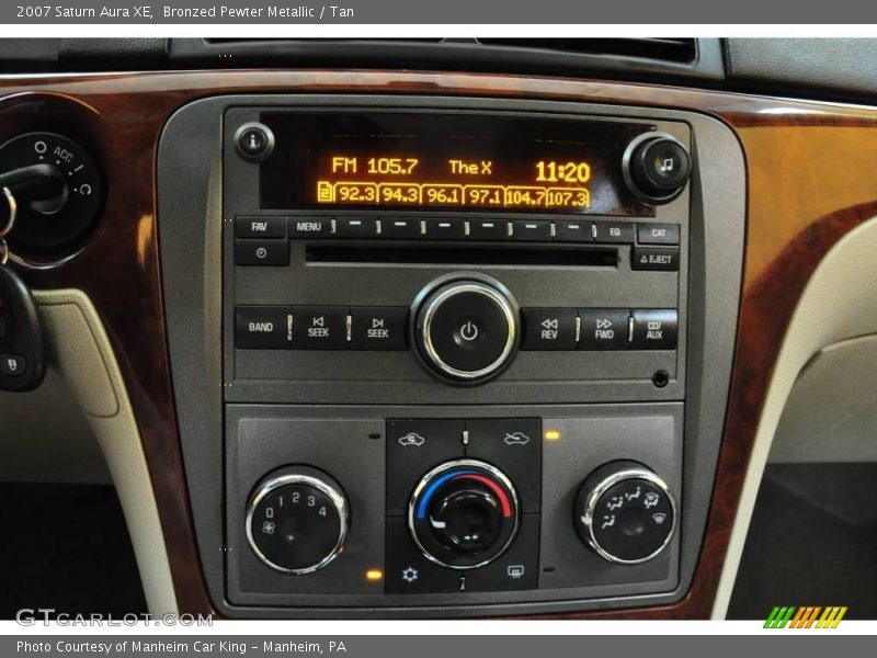 Bronzed Pewter Metallic / Tan 2007 Saturn Aura XE