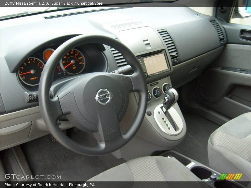 Super Black / Charcoal/Steel 2008 Nissan Sentra 2.0