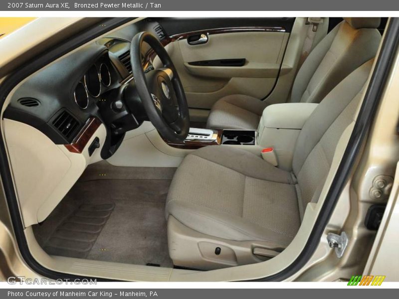Bronzed Pewter Metallic / Tan 2007 Saturn Aura XE