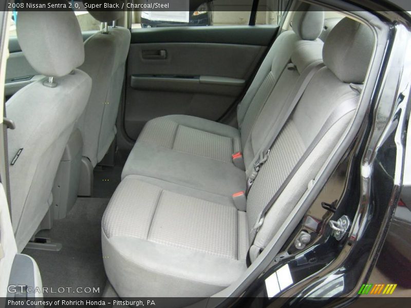 Super Black / Charcoal/Steel 2008 Nissan Sentra 2.0