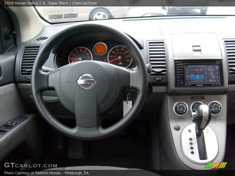 Super Black / Charcoal/Steel 2008 Nissan Sentra 2.0
