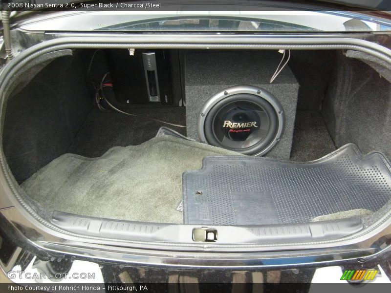 Super Black / Charcoal/Steel 2008 Nissan Sentra 2.0