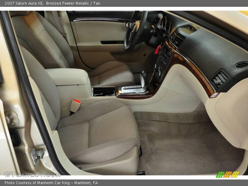 Bronzed Pewter Metallic / Tan 2007 Saturn Aura XE