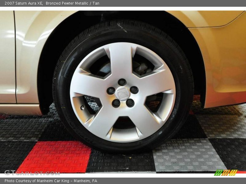 Bronzed Pewter Metallic / Tan 2007 Saturn Aura XE