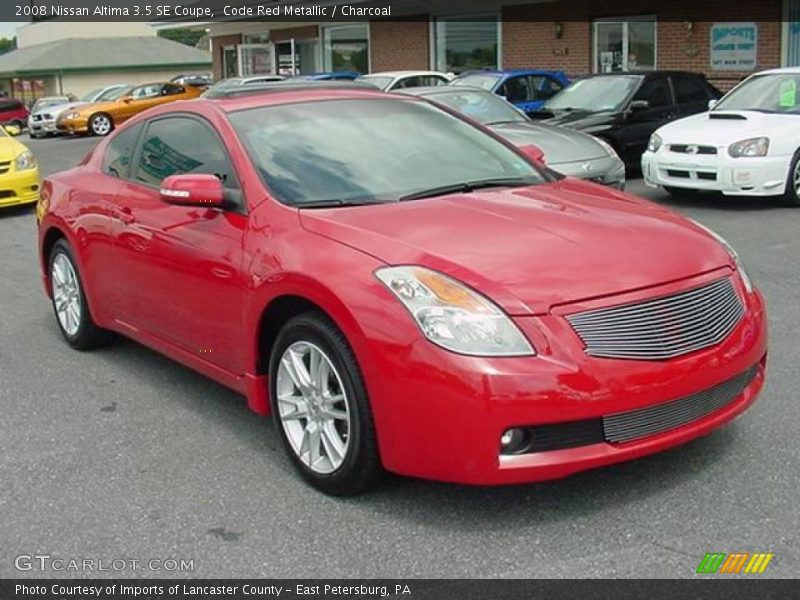 Code Red Metallic / Charcoal 2008 Nissan Altima 3.5 SE Coupe