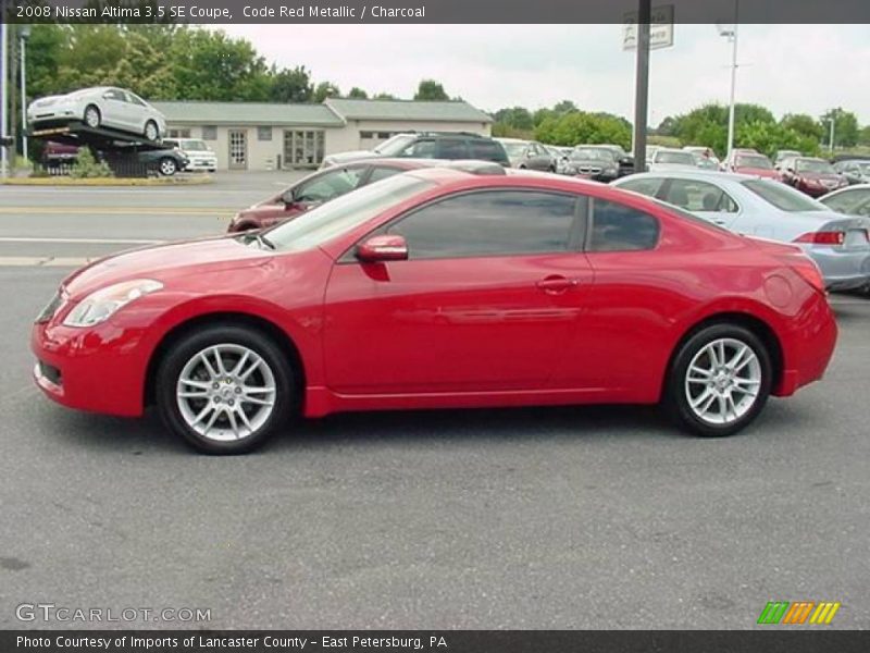 Code Red Metallic / Charcoal 2008 Nissan Altima 3.5 SE Coupe