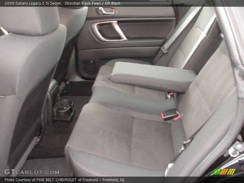 Obsidian Black Pearl / Off Black 2009 Subaru Legacy 2.5i Sedan