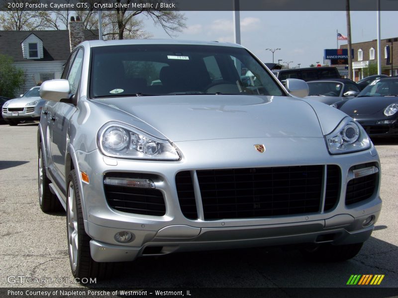 Crystal Silver Metallic / Black 2008 Porsche Cayenne GTS
